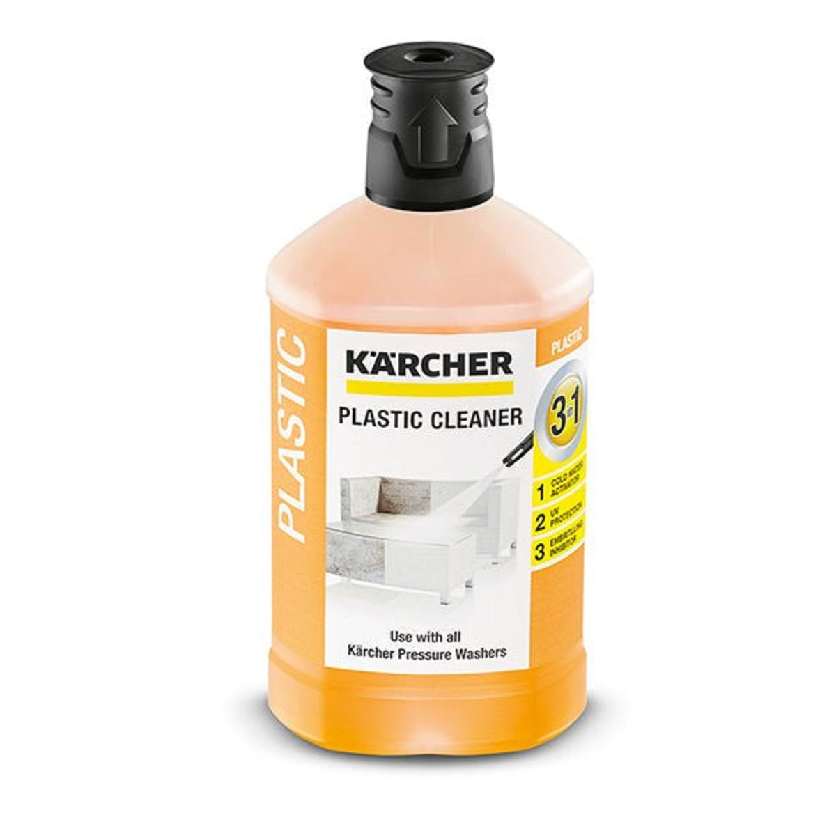 Detergente para superficies de plástico