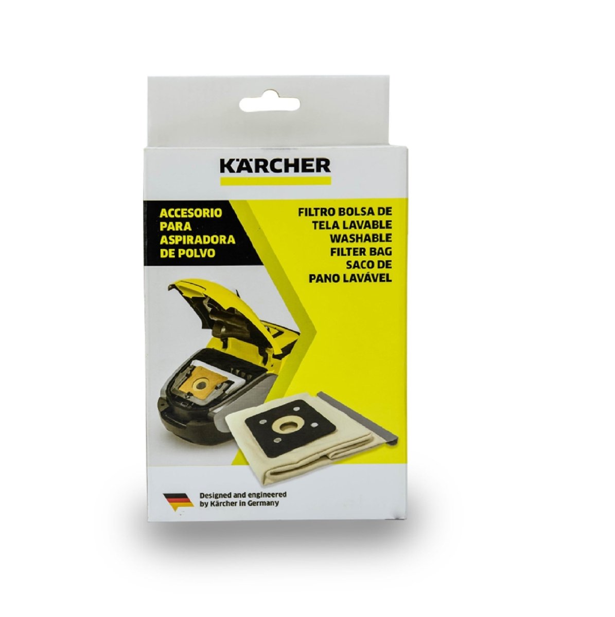 Bolsa de 15 piezas para aspiradora Karcher, bolsas de filtro para A2201  WD3, bolsas de papel