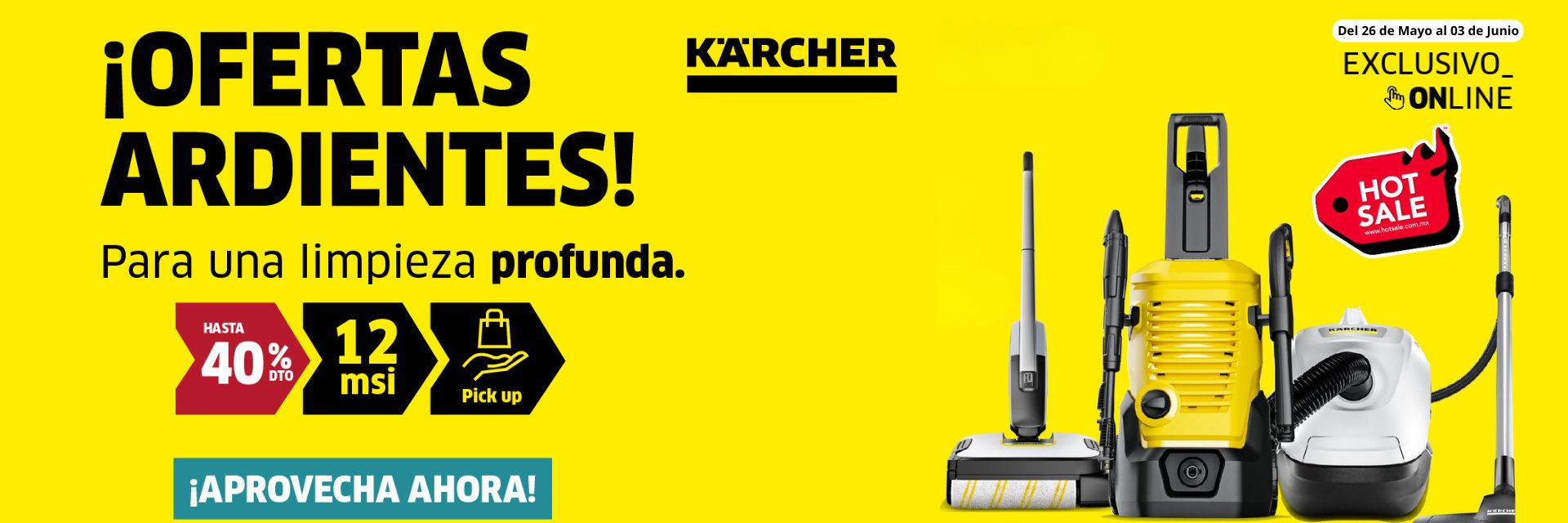 ¡LLEGÓ HOT SALE A KARCHER! 🔥🏷 HASTA 40% DE DESCUENTO‼️🤩