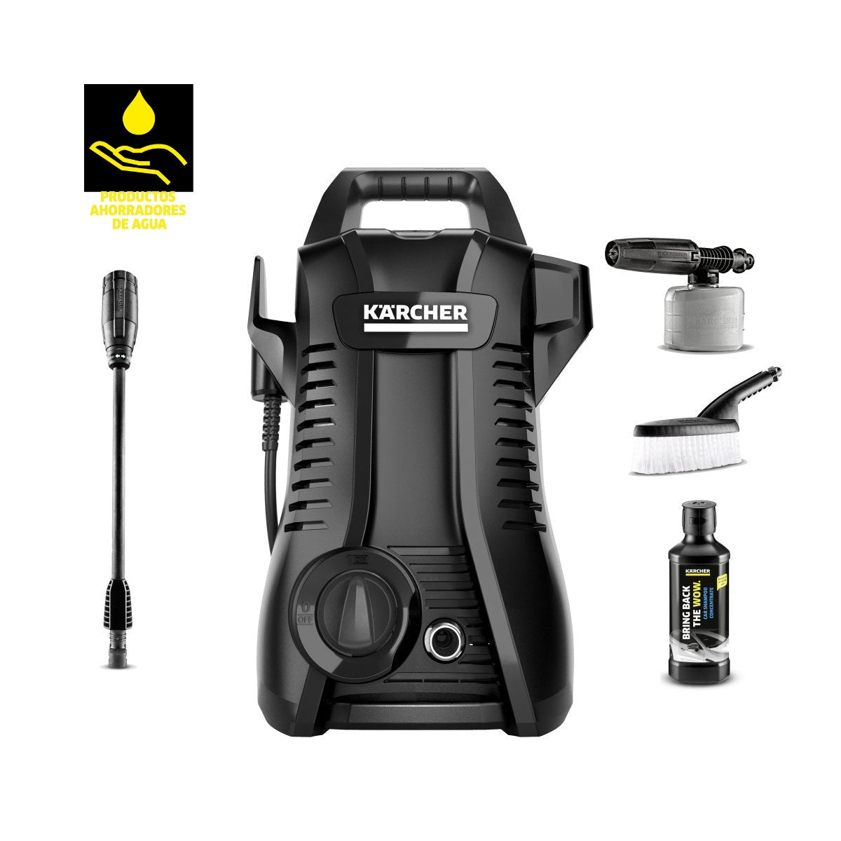 K2 Basic Black Car Kit - KARCHER SHOPHIDROLAVADORAS