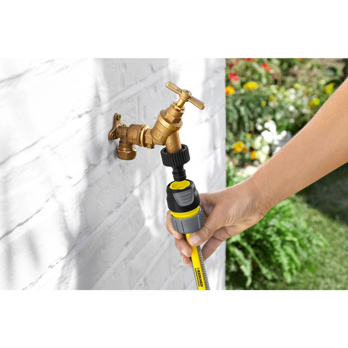 Adaptador de grifo de dos tamaños: G1 con pieza reductora G ¾ - KÄRCHER SHOPACCESORIOS