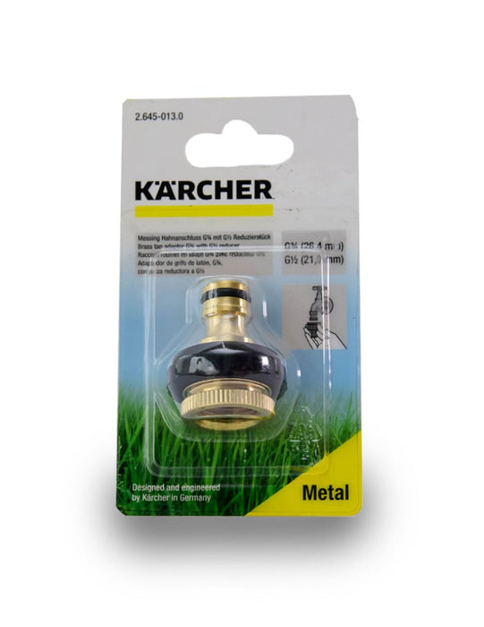 Adaptador para grifo de latón en dos tamaños: G ¾ con pieza reductora de G ½ - KÄRCHER SHOPACCESORIOS