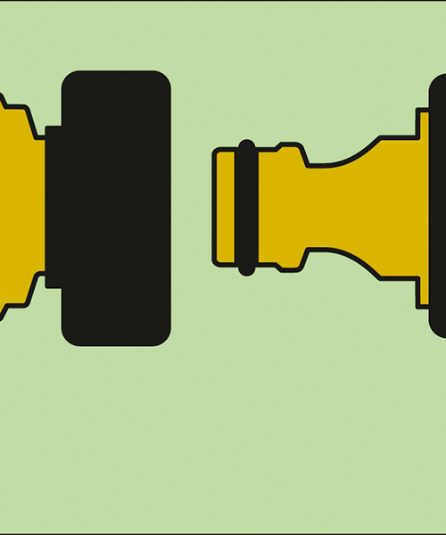 Boquilla de  riego metálica