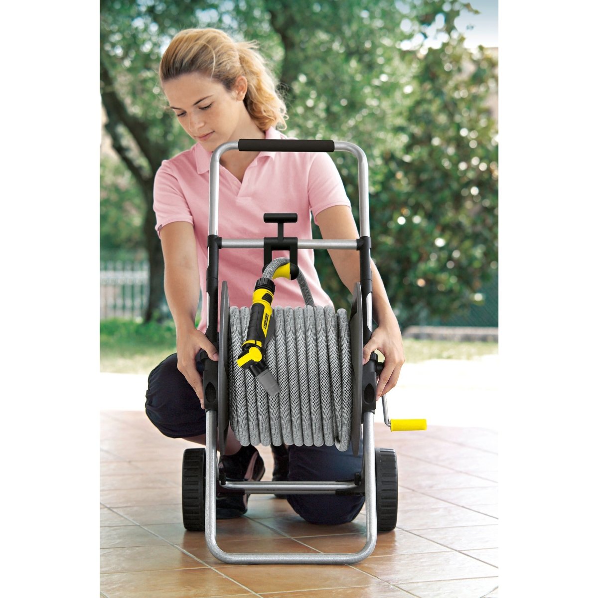 Carro porta manguera de metal HT 80 M. - KÄRCHER SHOPACCESORIOS