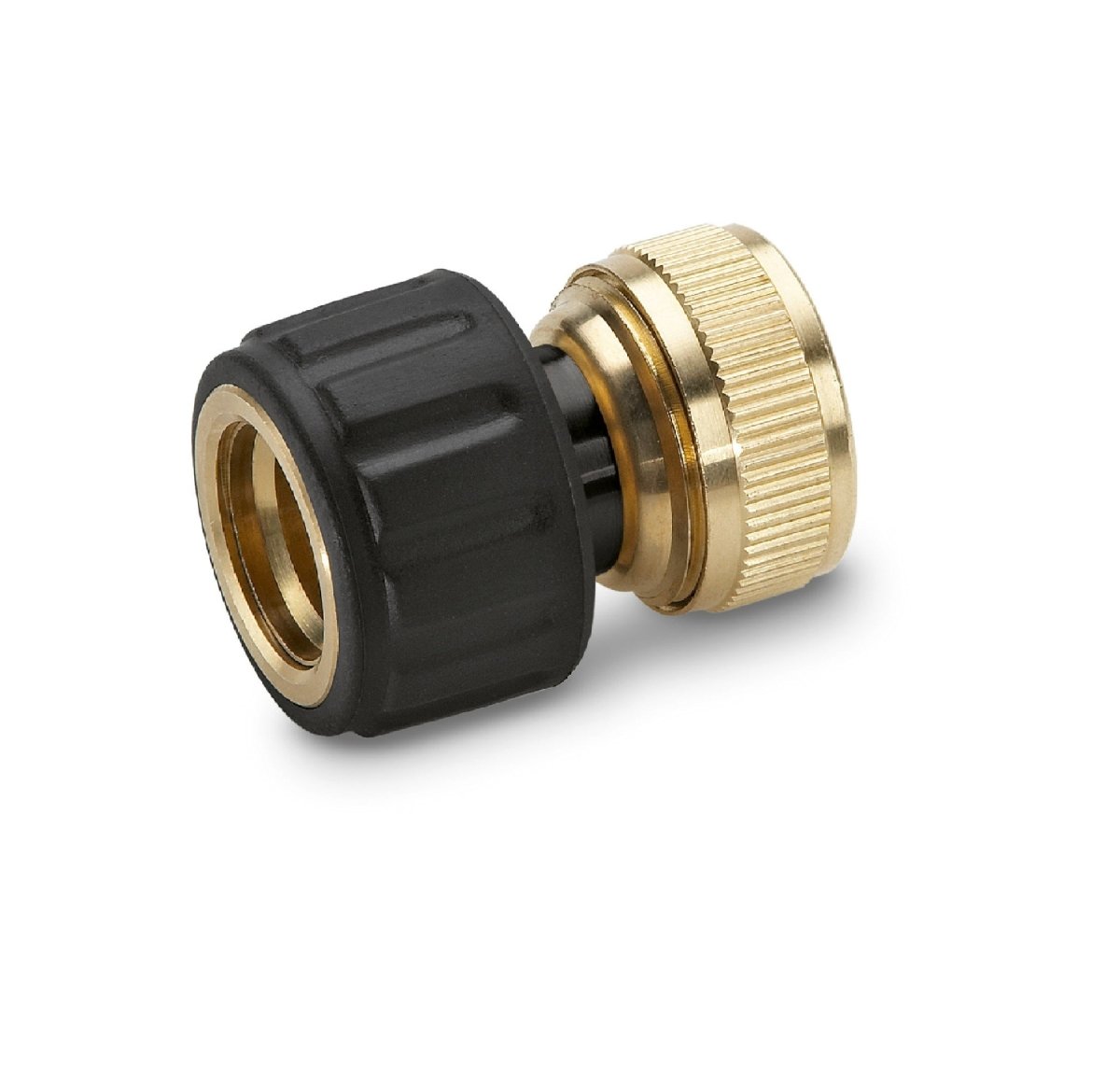 Conector para manguera de latón, ¾ , con Aqua Stop. - KÄRCHER SHOPACCESORIOS
