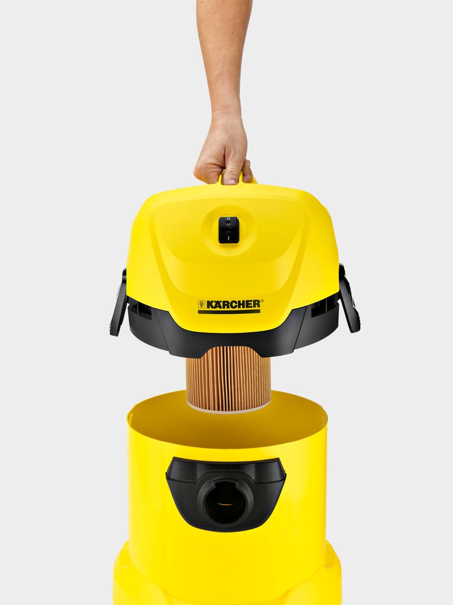  Filtro de cartucho AD. Compatible con aspiradora Karcher WD3  Premium WD2 WD3 WD1 MV3 MV2 WD 3 P kit de extensión contra polvo fino  (color amarillo) : Hogar y Cocina