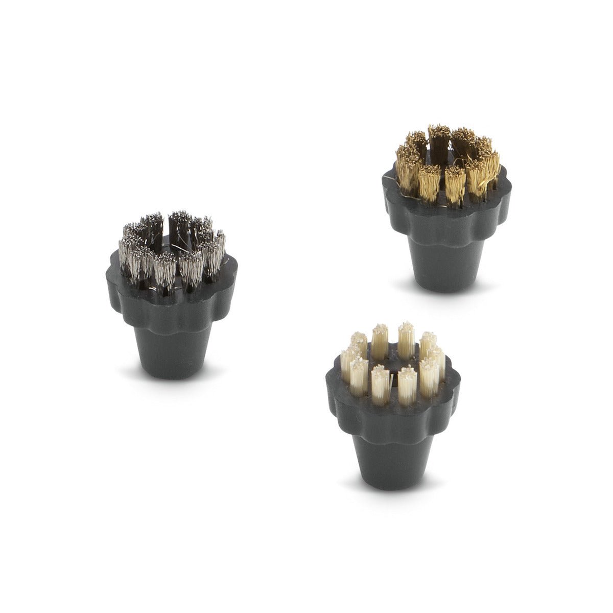 Kit de cepillos redondos mixto para limpiador de vapor - KARCHER SHOP