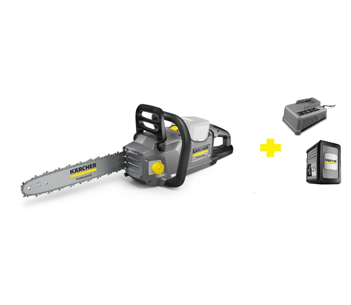 Motosierra con batería y cargador - KARCHER SHOP