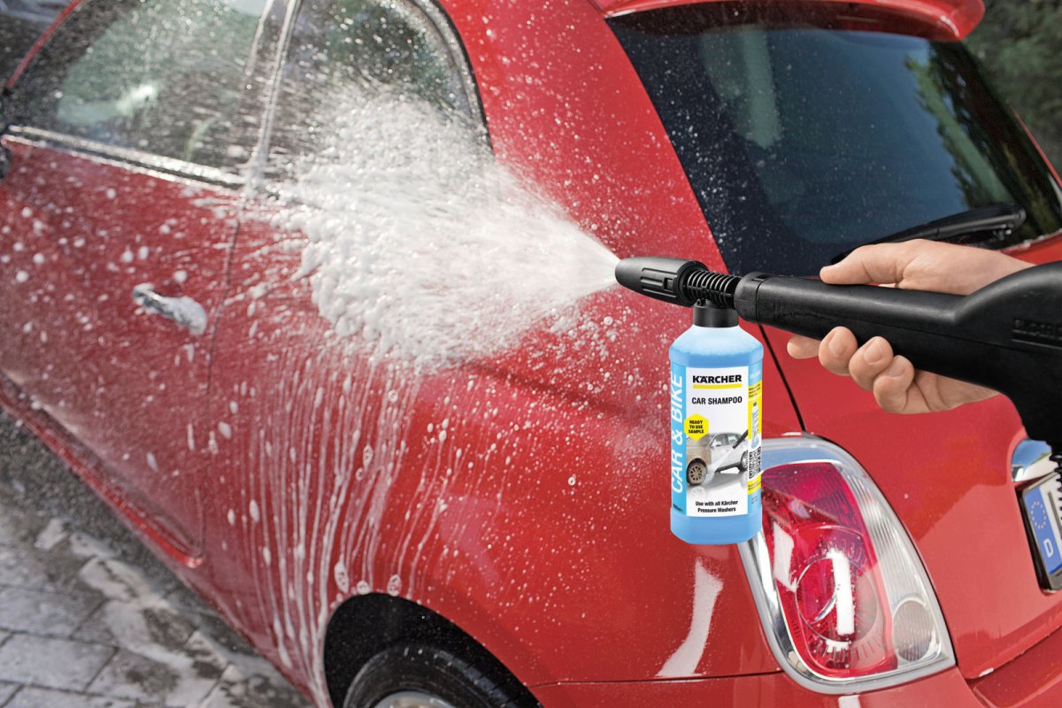 Shampoo para auto concentrado rinde 5 Litros - KÄRCHER SHOPACCESORIOS